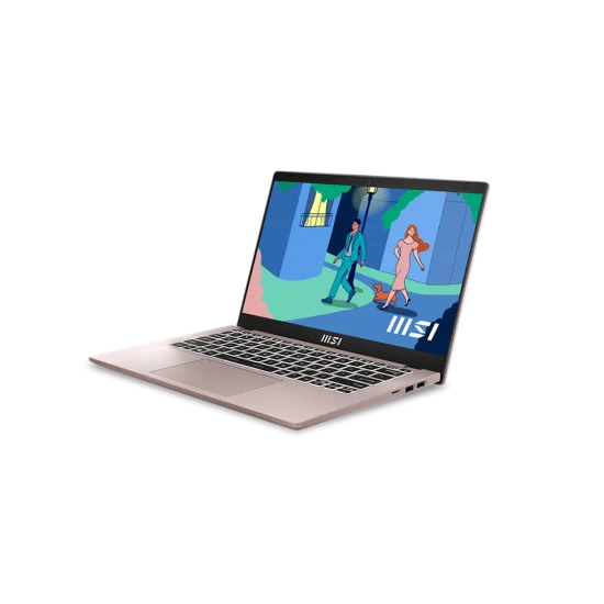 MSI Modern 14 C12MO Intel Core I3-1215U 12thGen 16GB DDR4 3200MHz RAM 512GB NVMe PCIe Gen3 SSD 14 Inch FHD Beige Rose Laptop