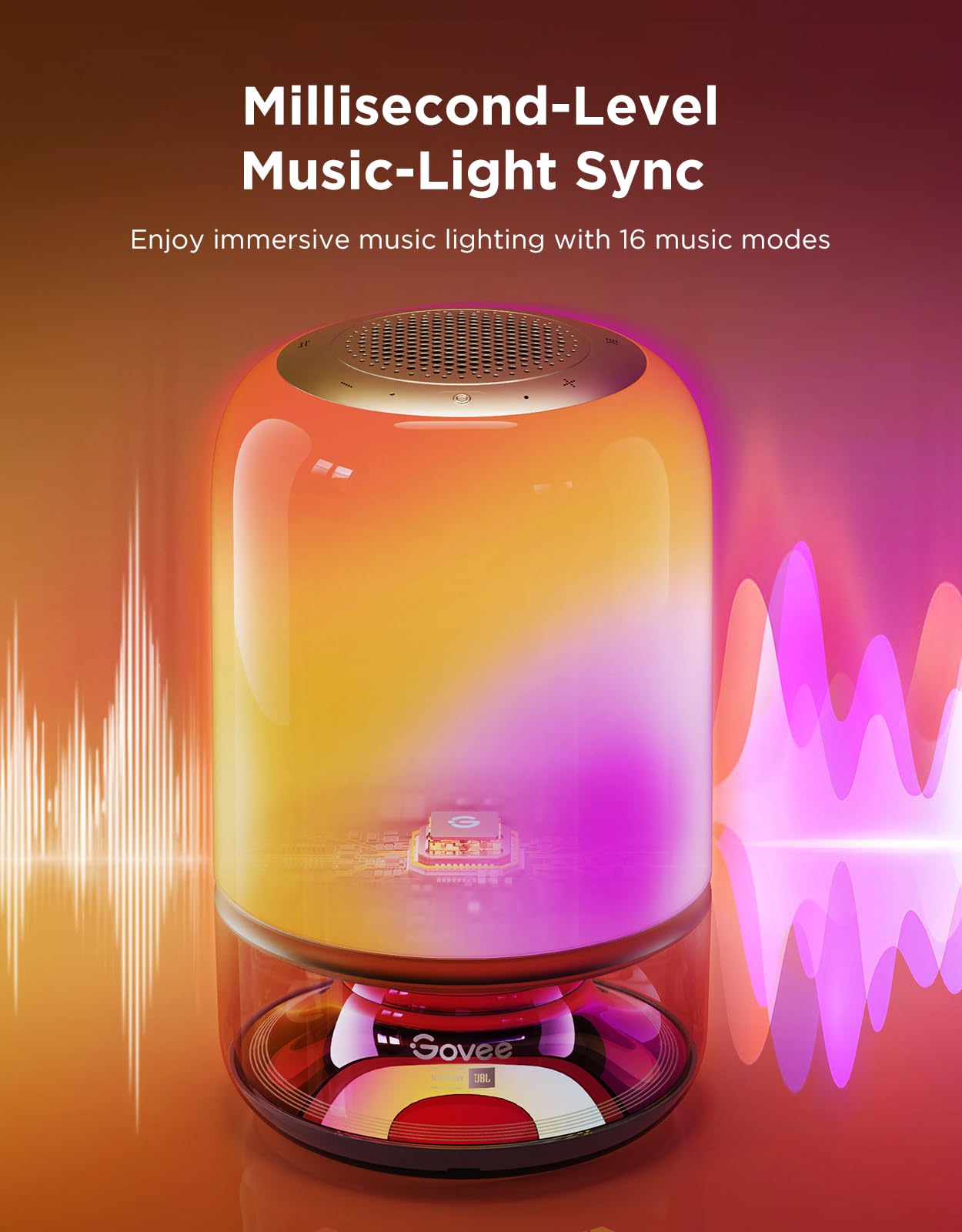 GoveeTable Lamp 2 Pro x Sound by JBL