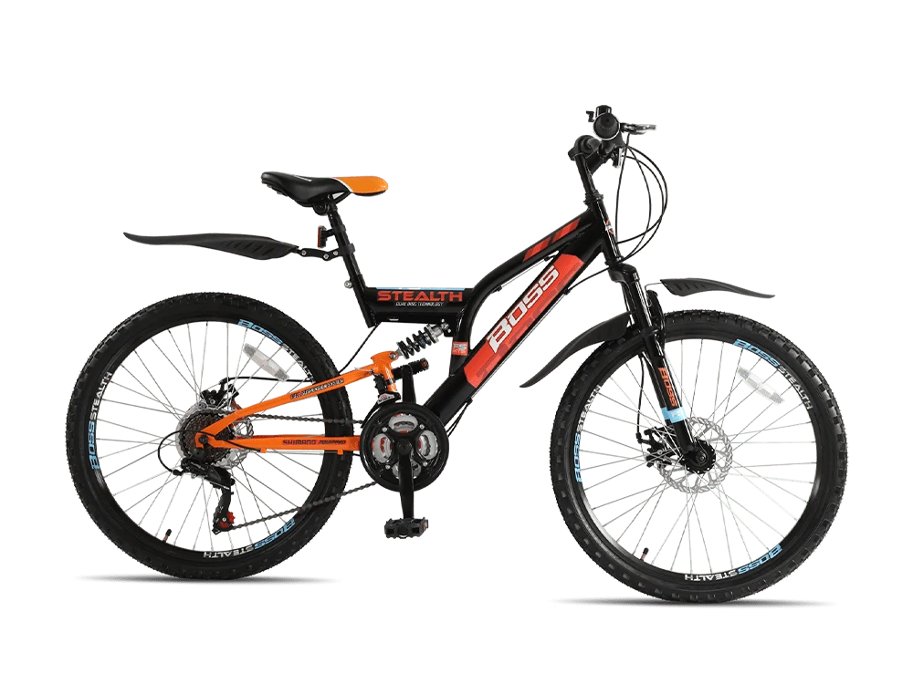 Boss Stealth 24" Black Bike