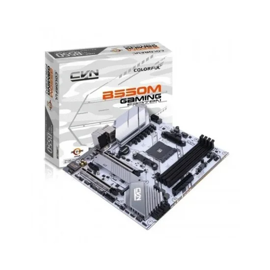 COLORFUL CVN B550M GAMING FROZEN V15 AMD AM4 MOTHERBOARD