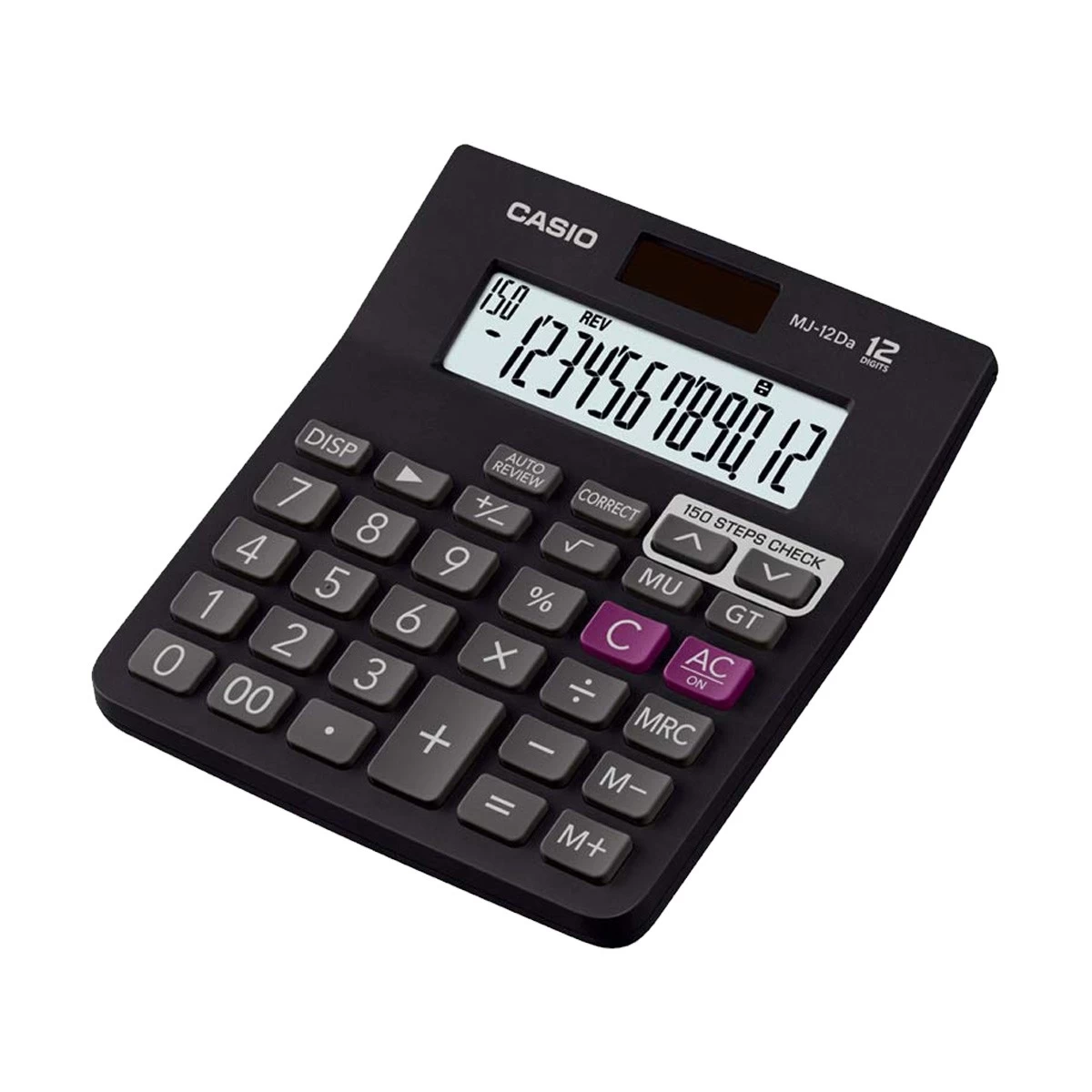 Casio MJ-12DA Check & Correct Basic Calculator – Precision and Ease