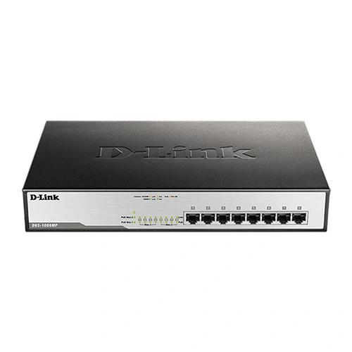 D-link DGS-1008MP 8 port Desktop Switch