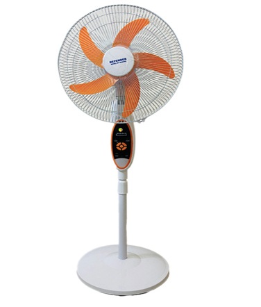 Defender Rechargeable AC/DC Stand Fan 16" with Remote