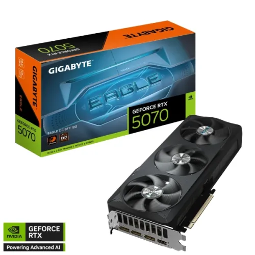GIGABYTE GeForce RTX 5070 EAGLE OC SFF 12GB GDDR7 Graphics Card