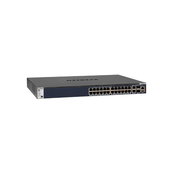 NETGEAR M4300-28G (GSM4328S) 24-PORT GIGABIT ETHERNET+2-PORT 10G ETHERNET+2-PORT SFP+ STACKABLE L3 MANAGED SWITCH