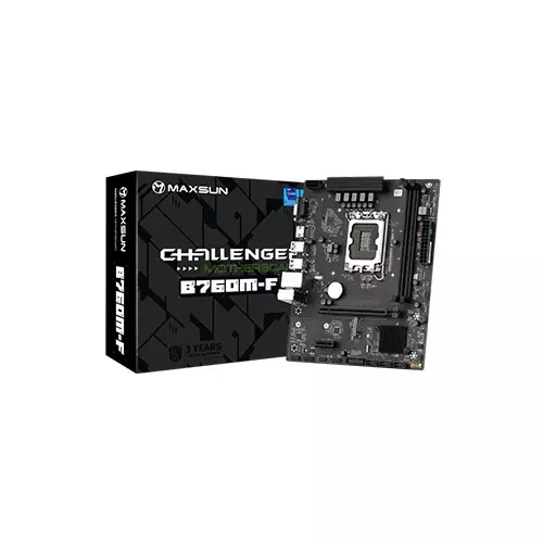 MAXSUN Challenger B760M-F D5 12th/13th Gen Motherboard