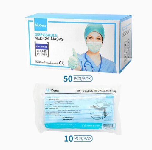 McCons Disposable Non Medical Face Mask with CE &amp; FDA Certify