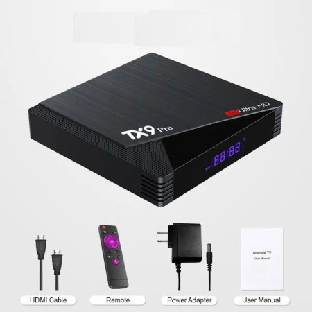 TX9 Pro 6K Ultra HD 8GB RAM Android 12.1 TV Box