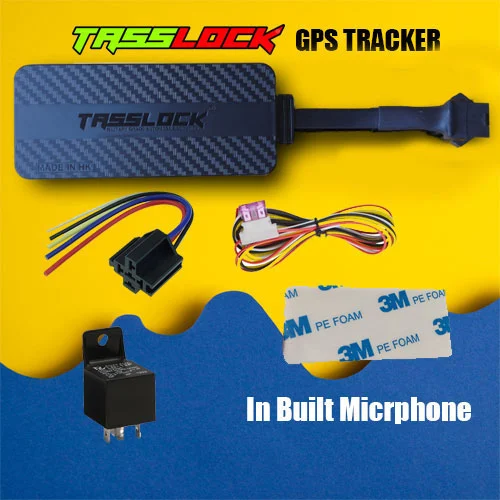 Tasslock GPS Tracker Live Tracking, Immobilizer, Voice: No Monthly Fees