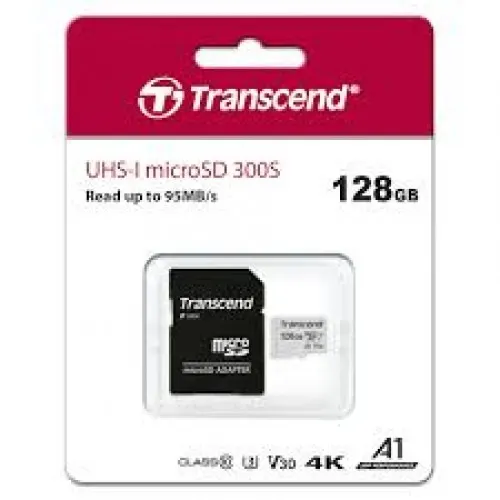 Transcend 64GB 100Mbps SDXC/SDHC UHS-I SD 300S Memory Card