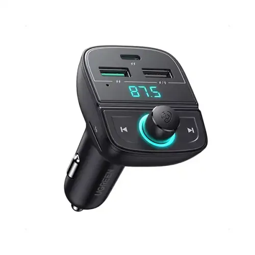 Ugreen CD229 Bluetooth FM Transmitter Car Charger Adapter
