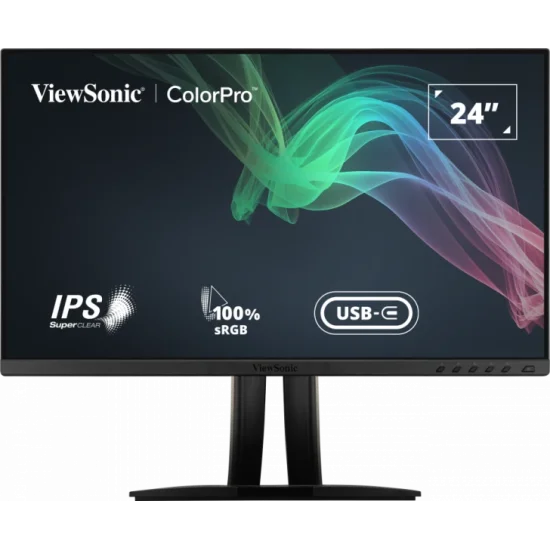 ViewSonic VP2456 23.8" ColorPro 24 Inch 60Hz Frameless 1080p 100% SRGB IPS Professional Monitor