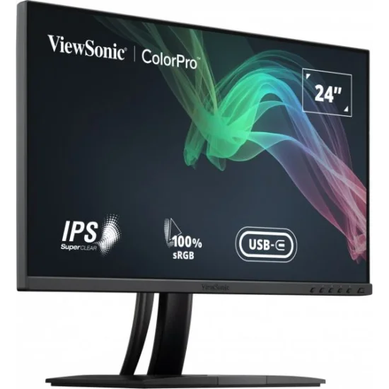 ViewSonic VP2456 23.8" ColorPro 24 Inch 60Hz Frameless 1080p 100% SRGB IPS Professional Monitor