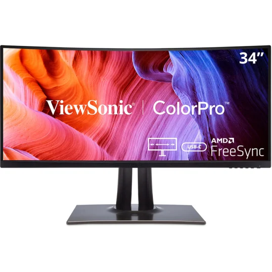 ViewSonic VP3481a 34 Inch 21:9 Curved FreeSync 100 Hz Monitor