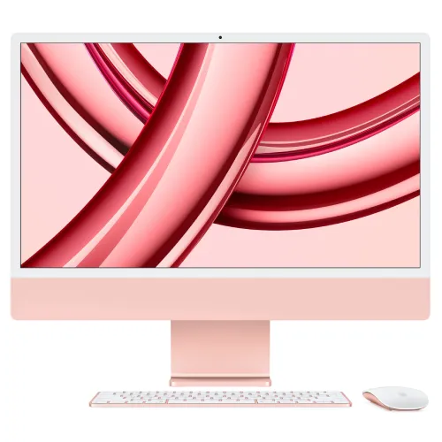 Apple iMac M3 Chip 256GB SSD 24" 4.5K Retina Display Pink All-in-One PC
