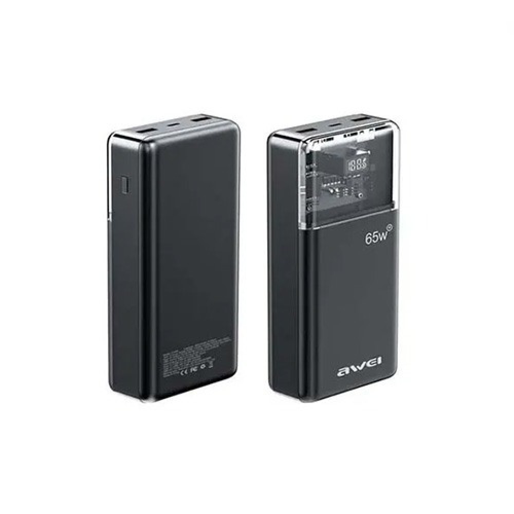 Awei P109K 30000mAh Type C PD 65W Fast Charge Power bank