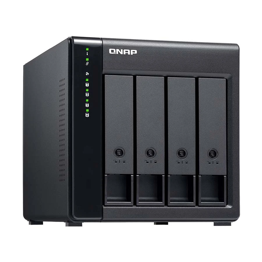 QNAP TL-D400S 4 Bays Mini SAS (SFF-8088) Input &amp; Output / SATA III Expansion Unit for Network Storage (2 Year Warranty)