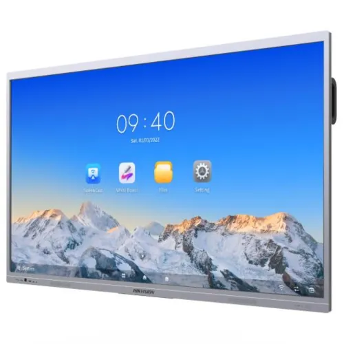 Hikvision DS-D5C86RB-B 86 Inch 4K UHD Interactive Flat Panel Display with 8MP AI Camera &amp; 8 Array Mic (For Android)