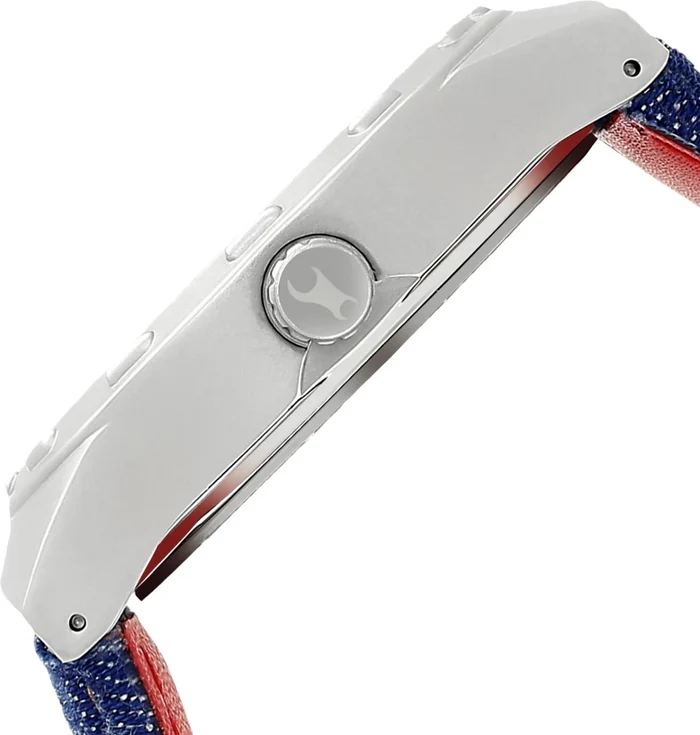 Fastrack Denim Fabric White Dial Analog Watch | NM3183SL01