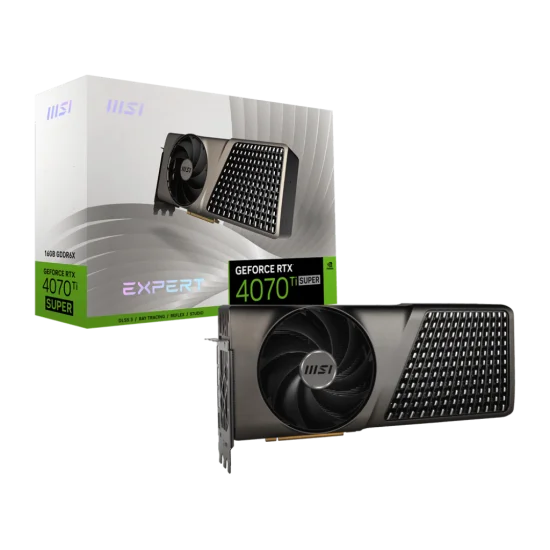 MSI GeForce RTX 4070 Ti SUPER 16G EXPERT GDDR6X Graphics Card