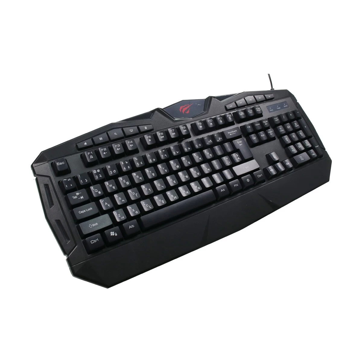 Havit KB505L Black USB Multi-Function Backlit Gaming Keyboard with Bangla