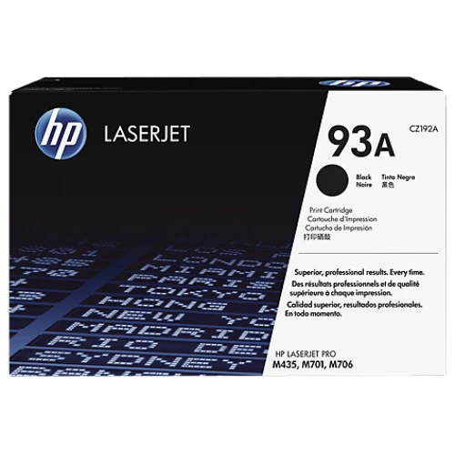 HP 93A Black Original LaserJet Toner (for LJ M706N, 435NW)