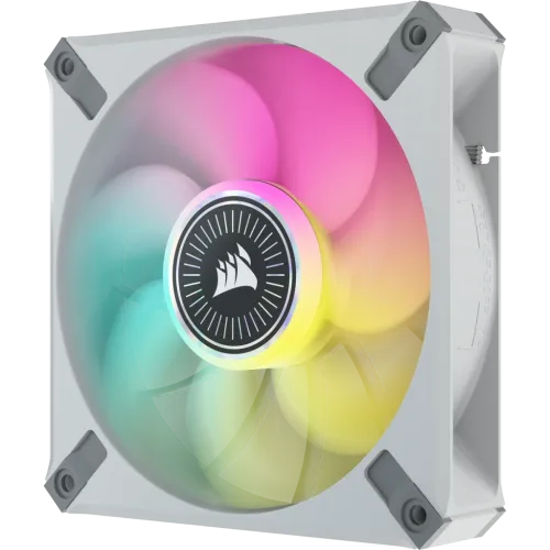 Corsair iCUE ML120 RGB ELITE Premium 120mm PWM Magnetic Levitation Fan White Single Pack