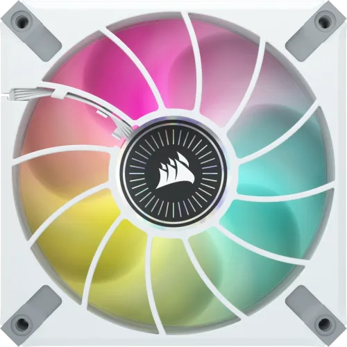 Corsair iCUE ML120 RGB ELITE Premium 120mm PWM Magnetic Levitation Fan White Single Pack
