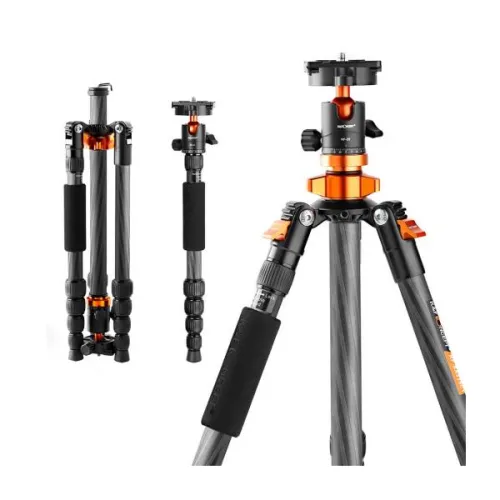 K&amp;F Concept KF09.094 SA225C1 Portable Carbon Fiber Camera Tripod