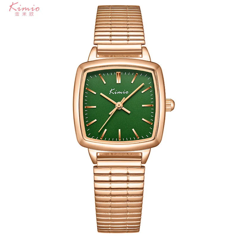 Kimio Green Dial Rose Gold Strap Ladies Watch | K6526S-XZ1RRQ