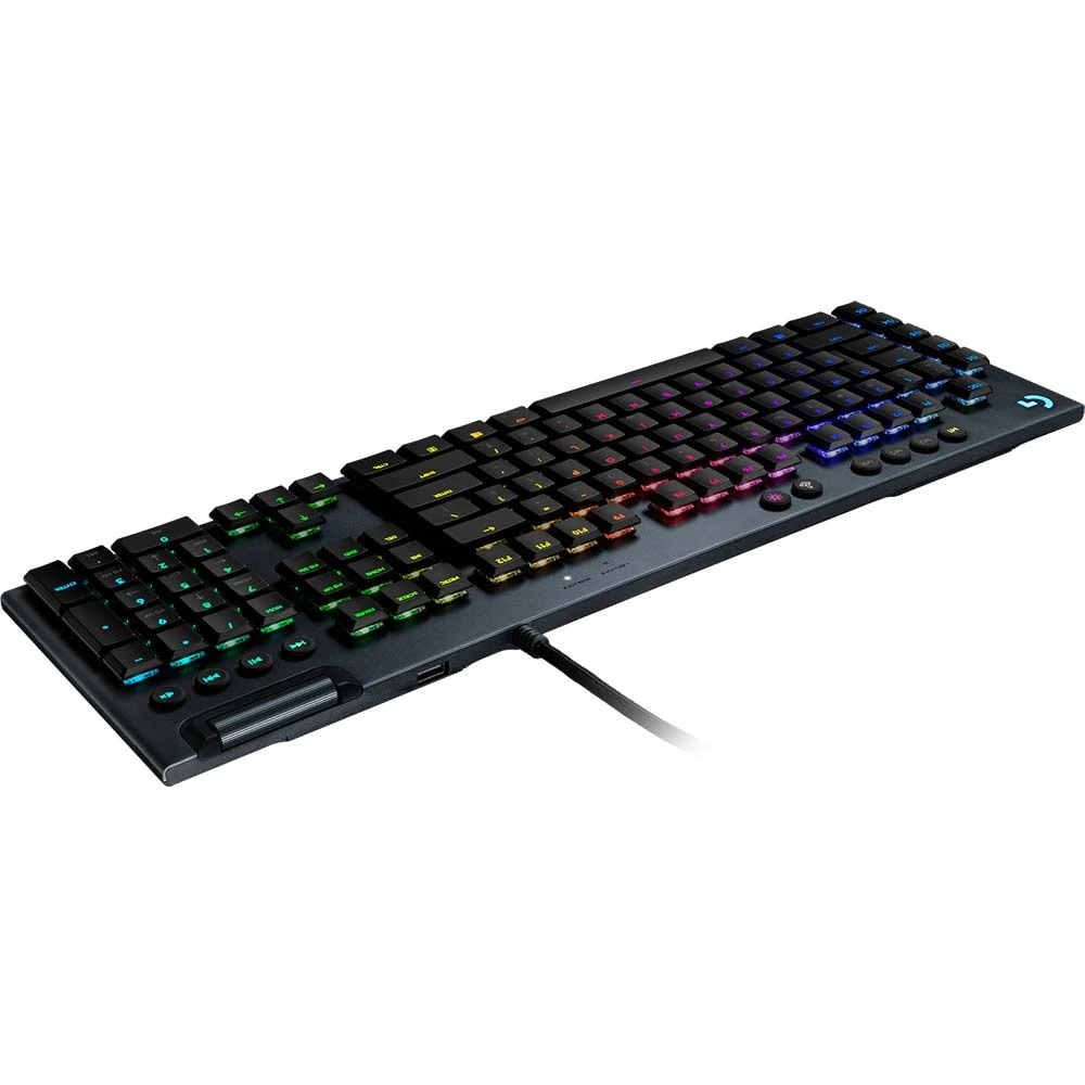 Logitech G813 Wired RGB Low-Profile (Clicky Switch) Black Mechanical Gaming Keyboard