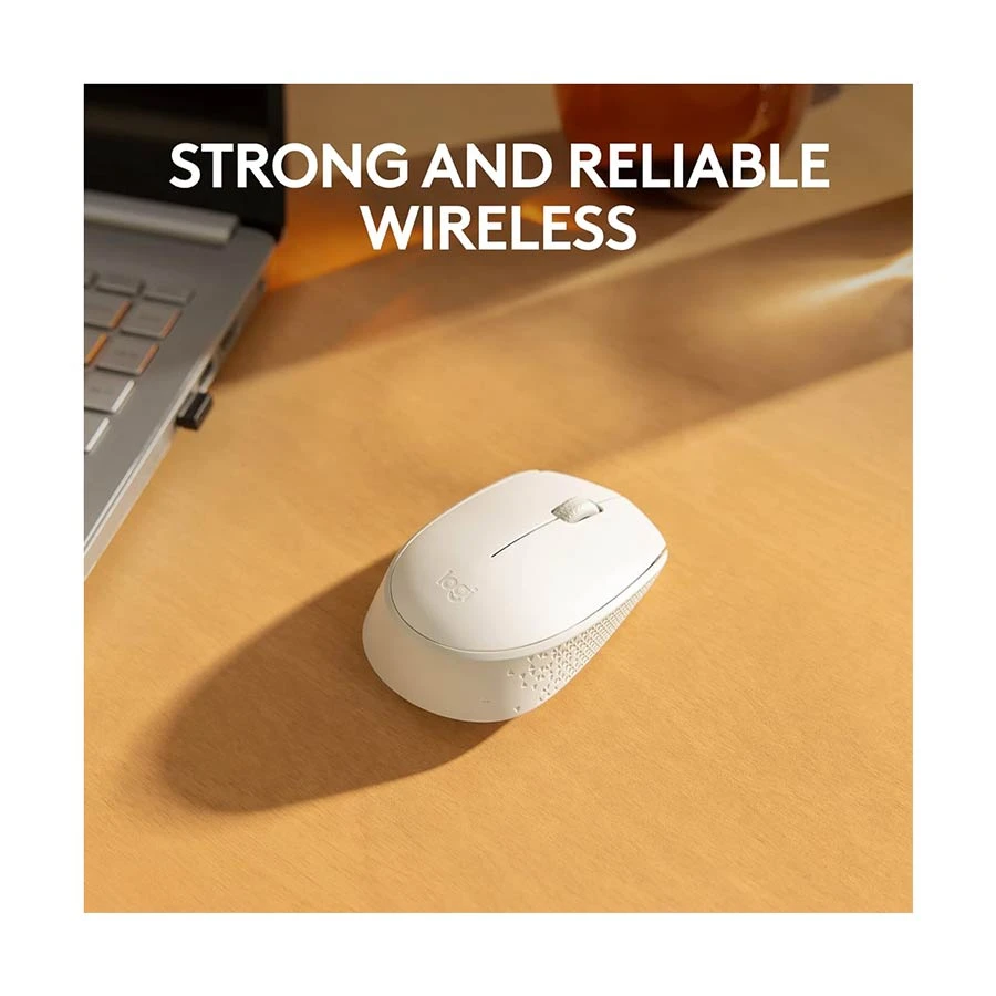 Logitech M171 Off-White Wireless Mouse