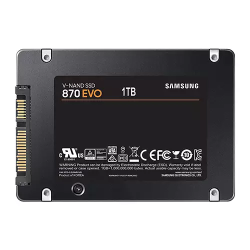 Samsung 870 EVO 1tb 2.5 Inch SATA III Internal SSD