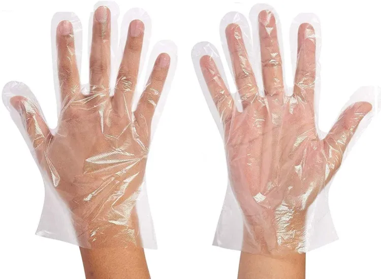 Poly Hand Gloves 100 pcs