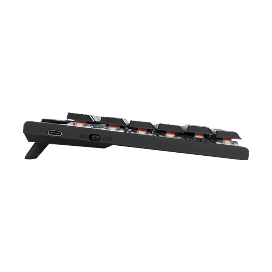 Redragon K618 Horus RGB (Huano Red Switch) Wireless (Tri Mode) Black Mechanical Gaming Keyboard