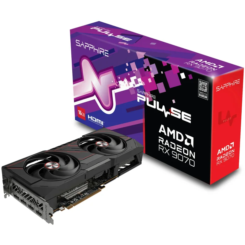 Sapphire PULSE AMD Radeon RX 9070 16GB GDDR6