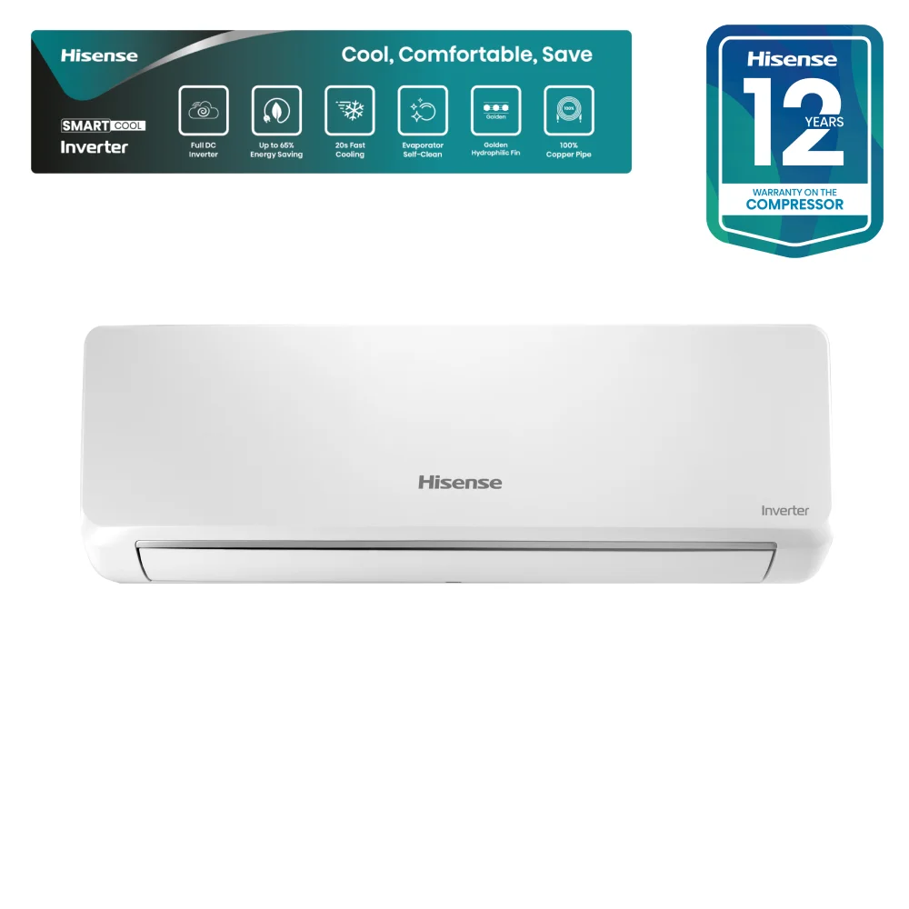 Hisense 1 Ton Full DC Inverter AC AS12TW4RYETD00BU
