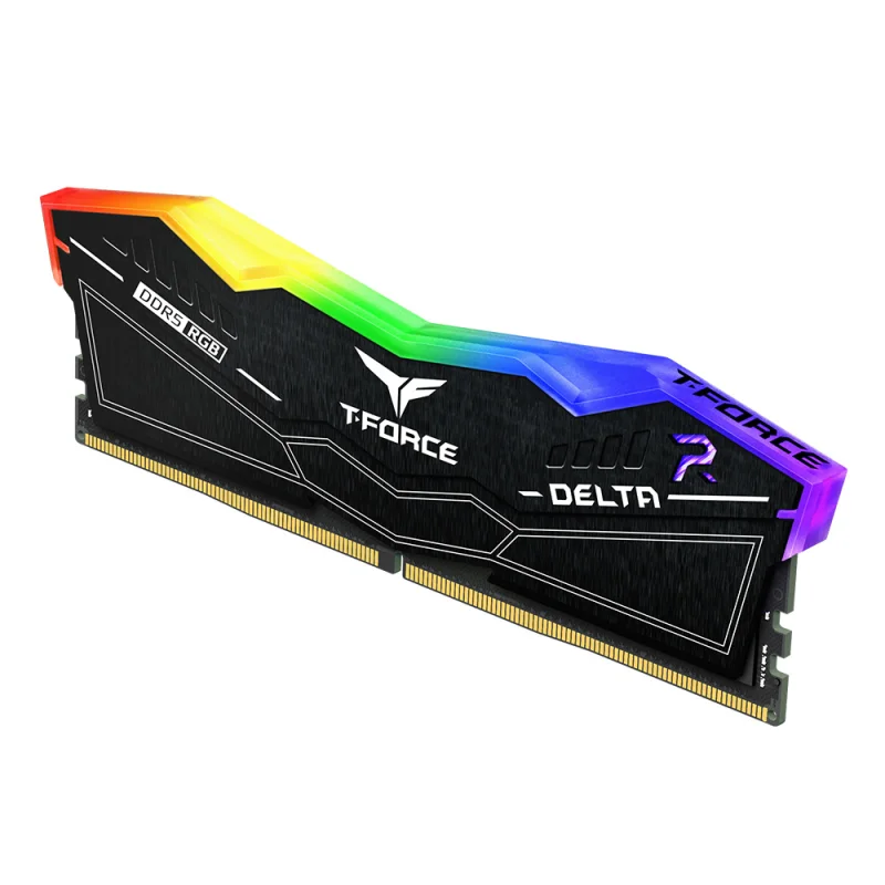 TEAM T-FORCE DELTA RGB BLACK 32GB DDR5 6000MHz CL38 Desktop Ram