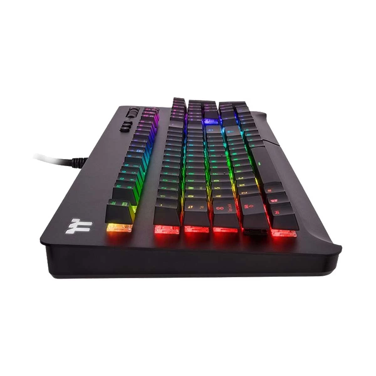 Thermaltake Level 20 RGB Cherry MX Speed Silver Wired Gaming Mechanical Space Gray Keyboard