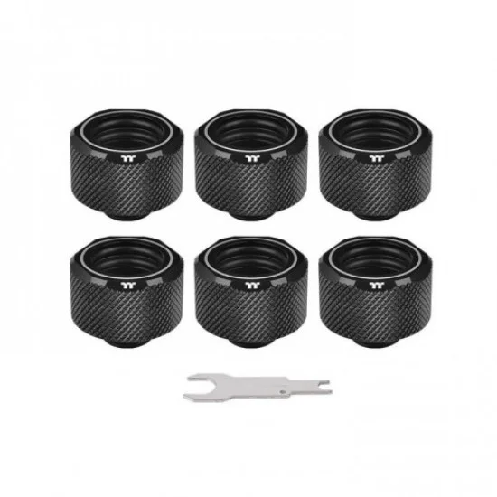 Thermaltake Pacific C-PRO G1/4 PETG Tube 16mm OD Compression Black