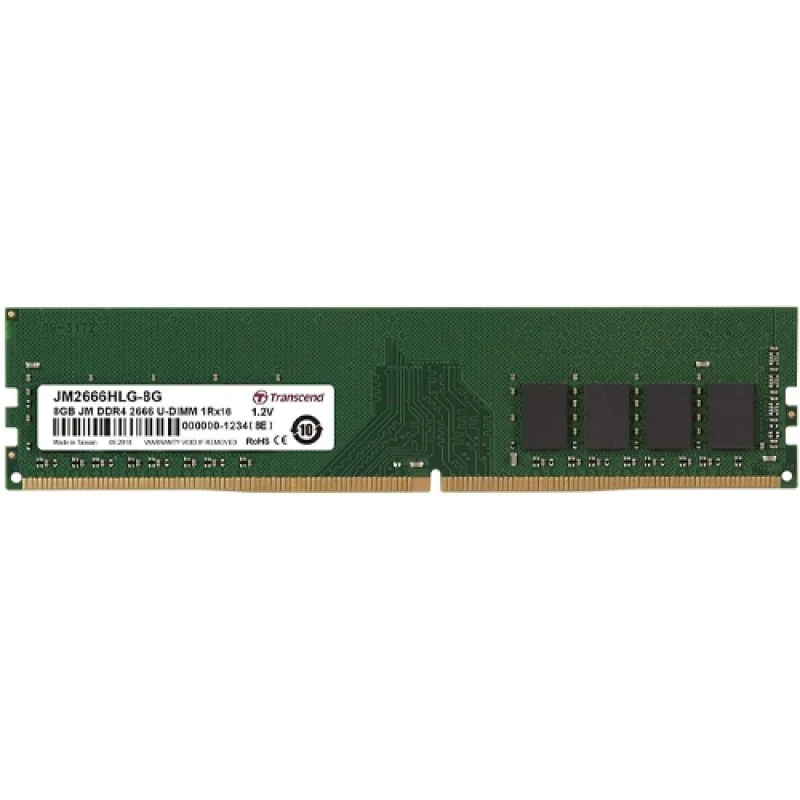 Transcend 8GB JetRAM DDR4 2666MHZ U-DIMM 1RX8 1GX8 Desktop RAM