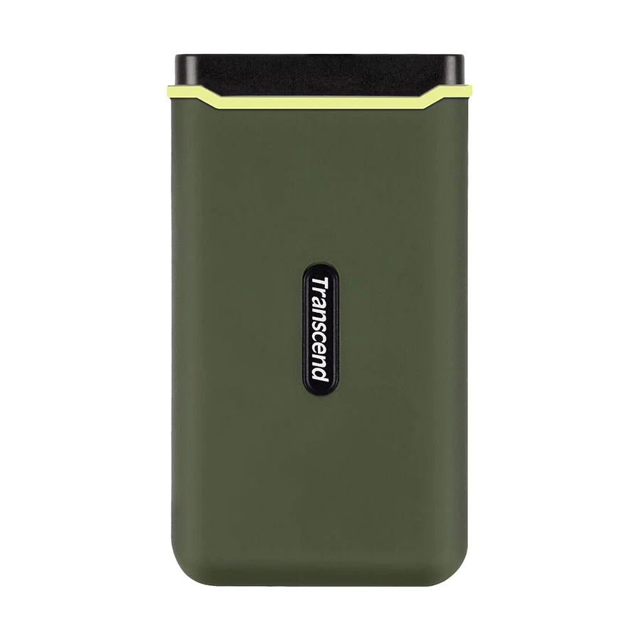 Transcend ESD380C 500GB USB 3.2 Gen 2 Type-C Military Green Portable External SSD