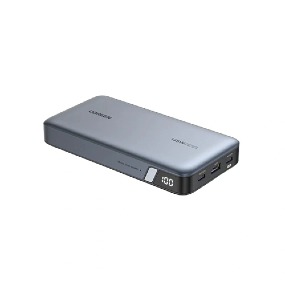 UGREEN 145W POWER BANK 25000MAH PORTABLE CHARGER USB C 3-PORT PD3.0 BATTERY PACK DIGITAL DISPLAY