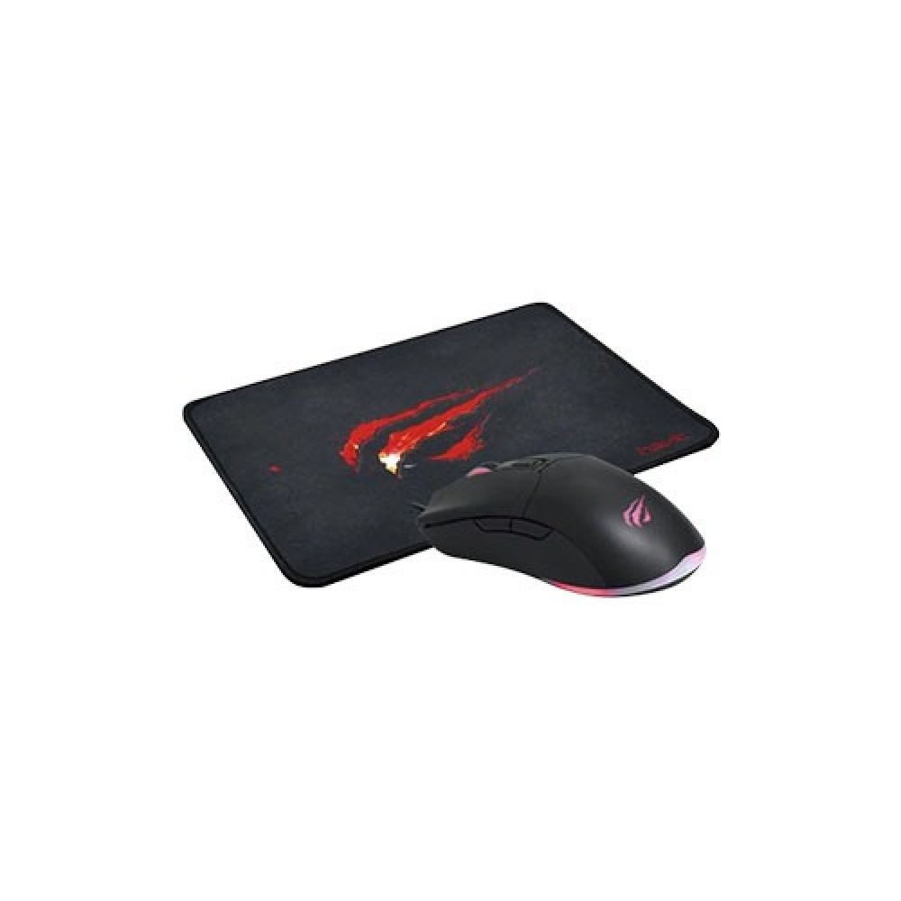 HAVIT KB889CM Rainbow Wired Gaming Keyboard, Mouse &amp; Mouse Pad Combo