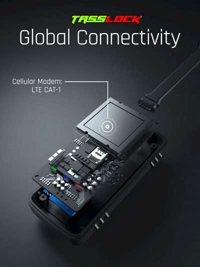 Tasslock GPS Tracker Live Tracking, Immobilizer, Voice: No Monthly Fees